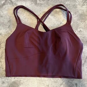 Lululemon longline cloud bra.